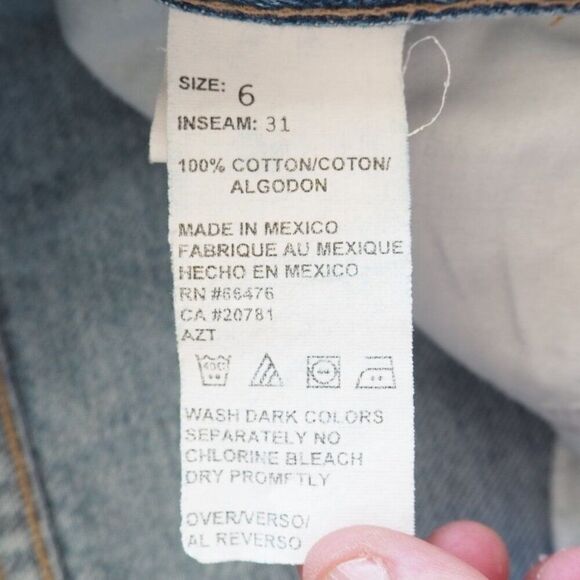 Tommy Hilfiger Vintage Y2K Light Wash Relaxed Fit Jeans Women's 6 x 31 - Picture 8 of 12